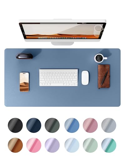 YSAGi Schreibtischunterlage 80x40cm, Premium Leder Mauspad XXL,...