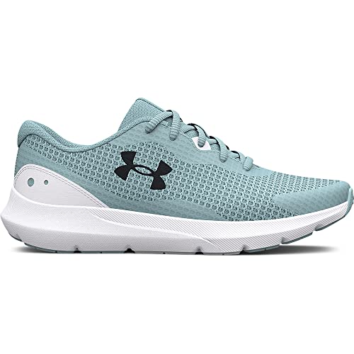Image of Under Armour Surge 3 Sneakers for Women - Breathable Mesh Upper and Lace up Closure, Sturdy and Durable Shoes