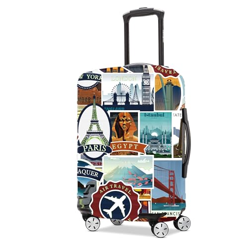 FIRST WAY Luggage Cover Protector - Anti-Scratch Suitcase Cover for Travel - Protects Against Dirt and Wear, Fits 18