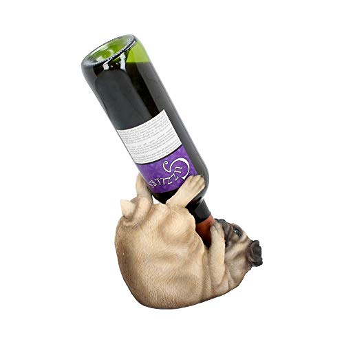 Nemesis Now Guzzlers Mops-Weinflaschenhalter, 21 cm, Rehkitz