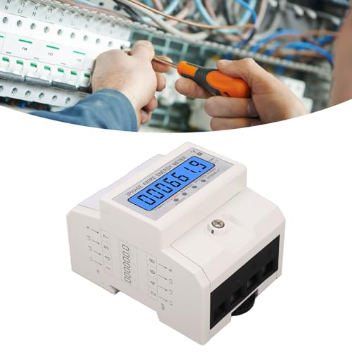 Medidor digital de kWh de alta precisión y 10-100 A con luz inteligente para escuelas 2