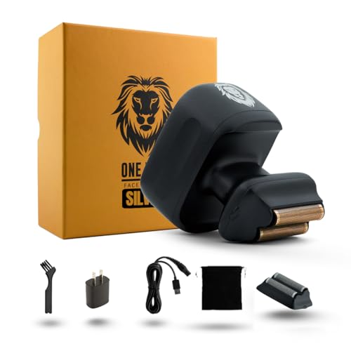 Skull Shaver One Lion PRO Afeitadora Facial para Hombres - Afeitadora Eléctrica con Doble Lámina...