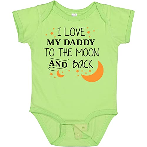 inktastic I Love My Daddy To the Baby Bodysuit 12 Months Lime Green 2962d