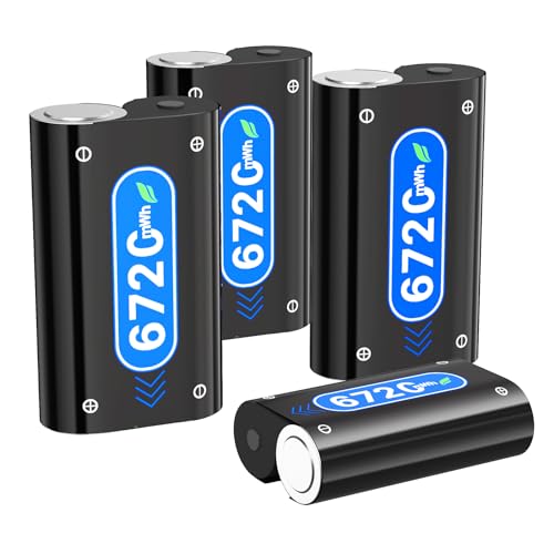 Xbox Rechargeable Battery Pack for Xbox Series X|S/Xbox One/Elite, 6720mWh High Capacity...