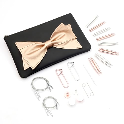 KnitPro coffret aiguilles circulaires interchangeables de précision avec accessoires de finition