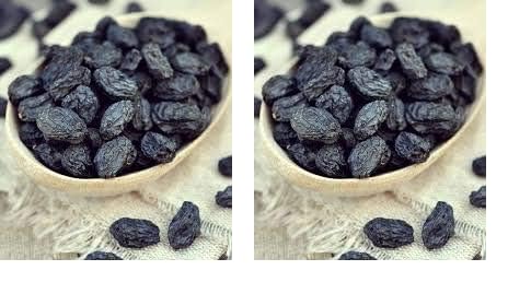 Image of Dry Fruit Wala Jumbo Black Seedless Raisins (1 kg) (Pack of 2)