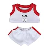 Personalisierte Kleidung mit Nummern Name für 15-17 cm labubu – DIY Outfit Set weiches Puppen-Kleidungsset, elastisch & detailreich, Plüschtier-Bekleidung (G)