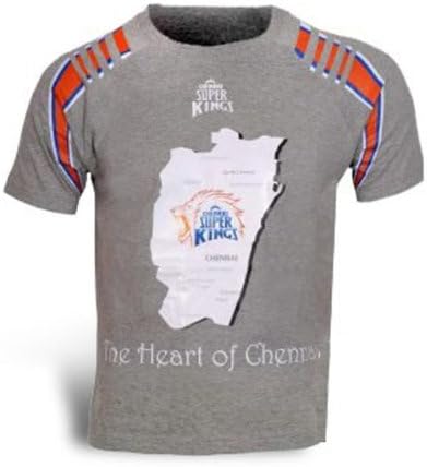 CSK Heart of Chennai Gray Shirt