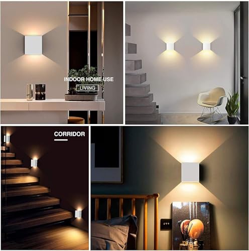 Aplique pared interior para eliminar zonas oscuras en pasillos con luz LED regulable 5