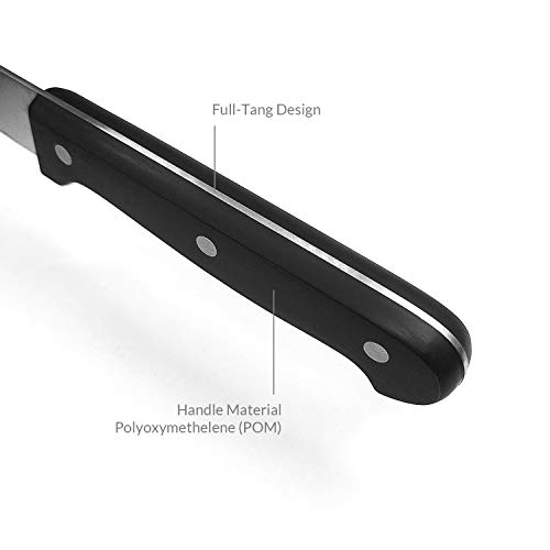 Humbee Chef 8 Inch, Serrated Bread Knife, Black #TOP2