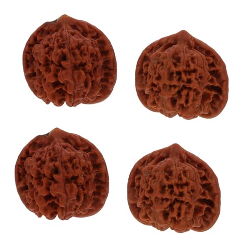 MOLUCKFU 2sets Meditation Balls Walnuts Hand Holding Fitness Balls Hand Massager 2pcs*2