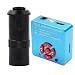 60MP 2K HDMI USB Industrial Electronic Digital Video Microscope Camera & 100X C-Mount Lens - Blue