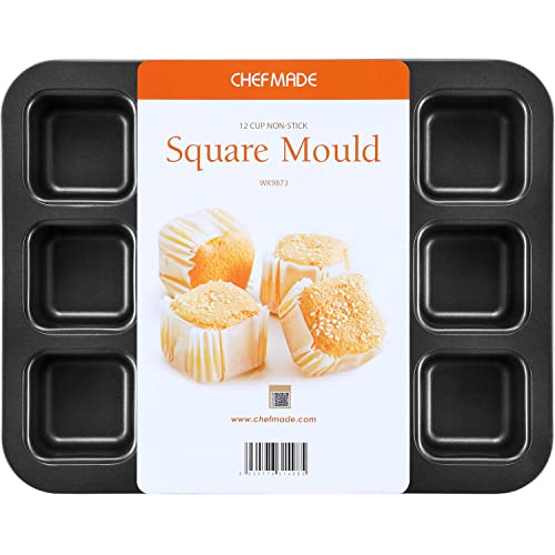 Brownie Cake Pan 12 Well (Black)