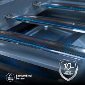 SPIRE 30" Built-In 5 Burner Dual Fuel Grill, All 304 Stainless Steel Body — photo 5 of 6