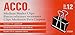 ACCO Medium Size Binder Clips - 1 p1/4'' Width. 5/8'' Capacity - 12 per Box - 8 Boxes (96 Total)