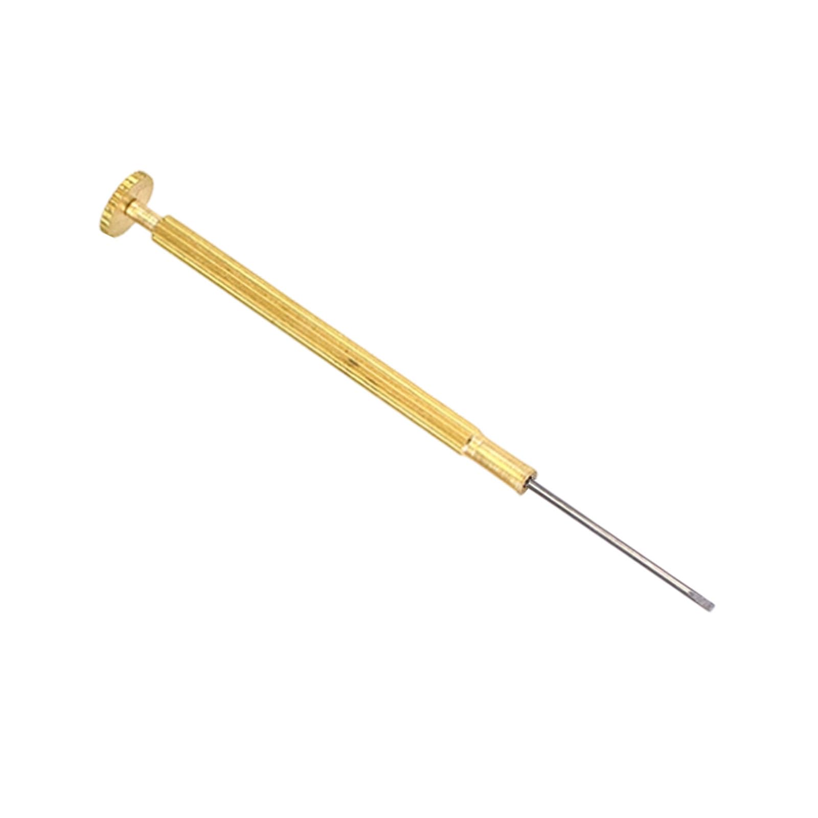 Sturdy Copper Alloy Watchmaker Screwdrivers with Ergonomic Grip Fine Craftsmanship for Optical and Timepiece Multifunctional Tiny Screwdriver for Small Devices
