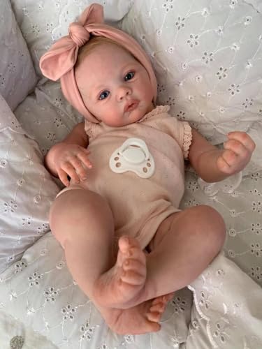 Image of RXDOLL 18 Inch Lifelike Reborn Baby Dolls Silicone Full Body Girl Realistic Newborn Baby Dolls That Look Real Anatomically Correct Washable Toy Xmas Gifts