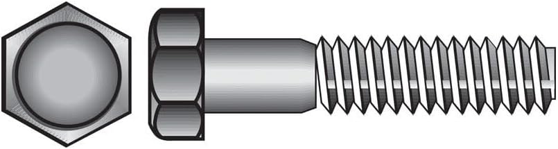 The Hillman Group 190102 Hex Bolt, 5/16-18-Inch X 2-Inch, 100-Pack
