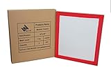 18 x 20 Inch Pre-Stretched Aluminum Silk Screen Printing Frames with 110 White Mesh (2 Pack Screens)