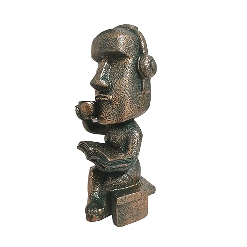 Figura Decorativa Estatua Isla de Pascua Tea miniatura 4