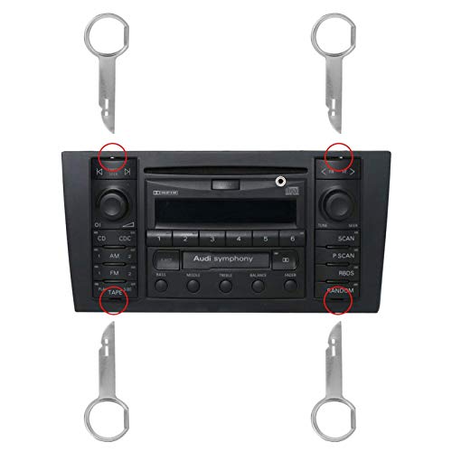 FAVOMOTO 8Pcs Ferramenta de Remoção de Rádio de Carro Key Media Player Release Keys Pin Ferramenta d