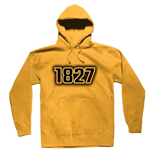 Sweat 1827 jaune d'or unisexe pour lutter contre le froid avec style