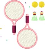 Kinder Federballset Kids,Badminton Kinder Tennisschläger,Badmintonschläger für Kinder,Tennisschläger für Kinder,Badminton-Set,Kinder Tennisschläger Badminton für Outdoor Indoor Sport