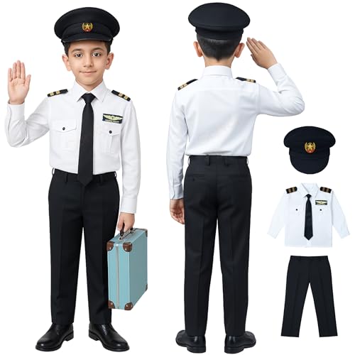 Image of Sarvda Kids Fancy Dress Costume Set | Police, Army Soldier, Pilot, Doctor, Subhash Chandra Bose & Community-Helper Outfit for Boys & Girls