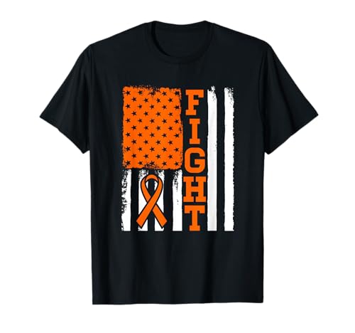 Fight Flag - Leukemia Cancer Shirt Gift for Leukemia Fighter T-Shirt