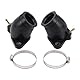 GOOFIT 30mm Motorrad Vergaser Ansaugrohr Ersatz für XVS400 XV400 1997-2008 XVS650 1997-2014 Drag Star/V-Star XVS Vstar 400 650