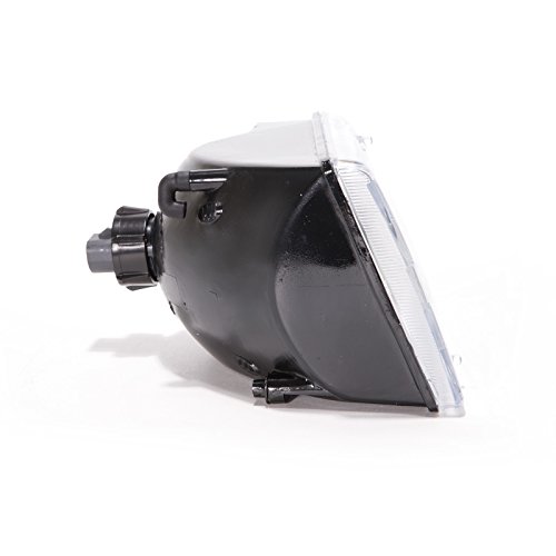 Headlightsdepot Headlight Compatible With 1993-1998 Jeep Grand Cherokee Chrome Housing Halogen Right Passenger Side Headlamp Assembly #TOP3