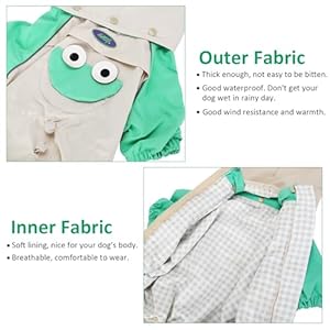   Dog-Raincoat-for-Small-Dogs-DricRoda-Dog-Rain-Jacket-Small-Dog-Rain-Coat-for-Dogs-Cute-Waterproof-Dog-Raincoats-with-Hood-and-Leash-Hole-XL-Size