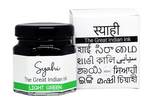 Image of Syahi - The Great Indian Ink (Light Green) Fountain Pen, Calligraphy, Drawing, Doodle
