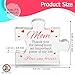 VELENTI Engraved Acrylic Block Puzzle - Mom Present, 4.1 x 3.5 inch - Cool Mom Gift from Daughter, Son, Dad - Heartwarming Birthday