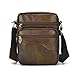Produktbild Realmark Leder Umhängetasche Herren Echtleder Schultertasche Männer Messenger Business Handtasche Herrentasche Arbeitstasche