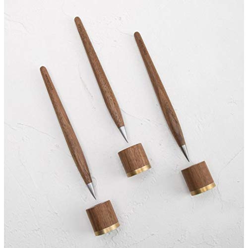 VIDOO Legno Metallo Forever Pen di Lusso Creativo Scrittura Disegno Disegno Penna con Regalo di Base Business