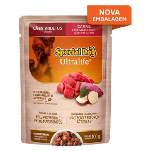 Sachê Special Dog Adulto Carne: Caixa com 12 unidades