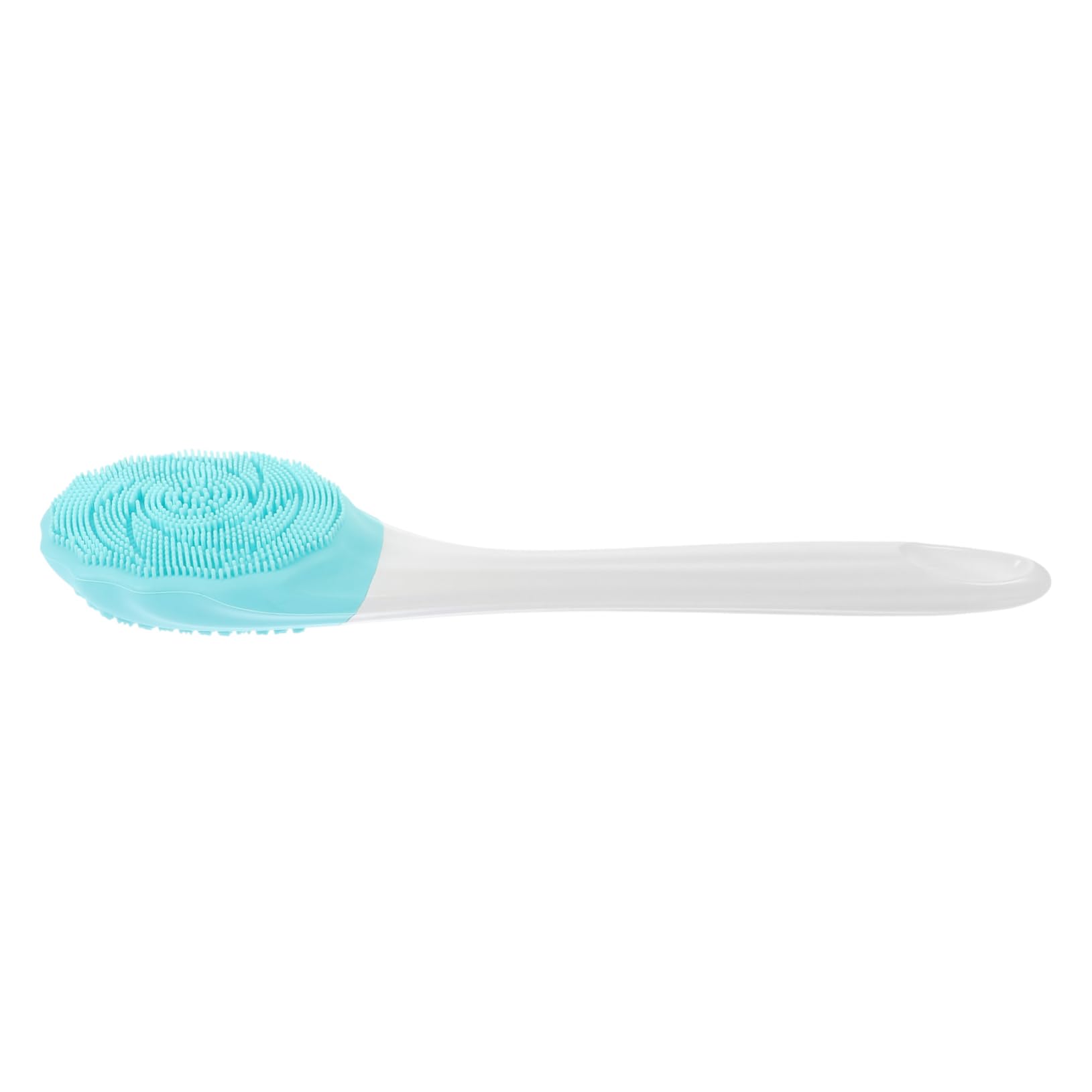 BESTYASH Spazzola Elettrica da Bagno Colore Blu Manico in Abs e Silicone per Pulizia Corpo e Massaggio, Adatta per Uomo e Donna