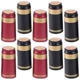 DIYEAH 100 Pezzi Capsule Termoretraibili per Bottiglie di Vino in PVC, Cappucci Termorestringenti Decorativi, per Bottiglie di Vino, Cantina e Bomboniere