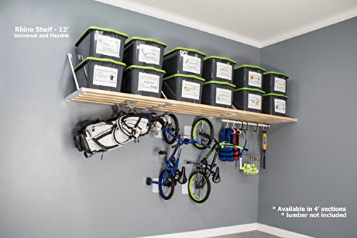 DIY Rhino Shelf Universal Garage Shelves (12 Foot Length, 33.5) - Thumbnail 4