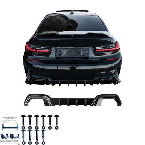 Heckdiffusor kompatibel mit BMW 3er M–Paket G20 / G21 2018–2022