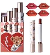 ICE LOVE Little Smoke Tube Lipstick, 4 Colors Cigarette Lipstick Pack Set,Moisturizer Smooth Lip ...