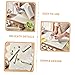 JECOMPRIS 1set Silicone Pastry Mat with Rolling Pin Nonslip Mat for Baking and Kneading Easy to Clean Nonstick for All Baking Needs