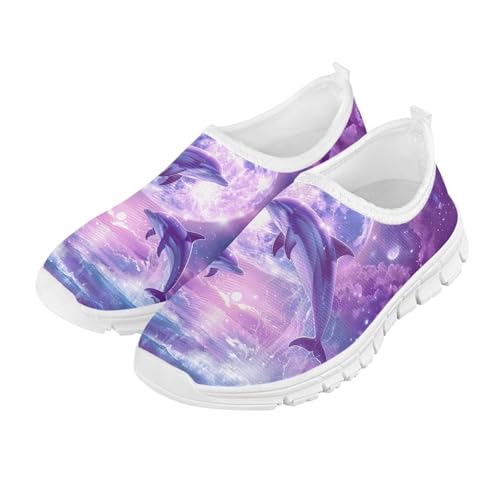 Fashionable Soft Stretch Slip-Resistant Running Shoes Low-Cut Breathable Quick-Dry Sneakers for Boys and Girls