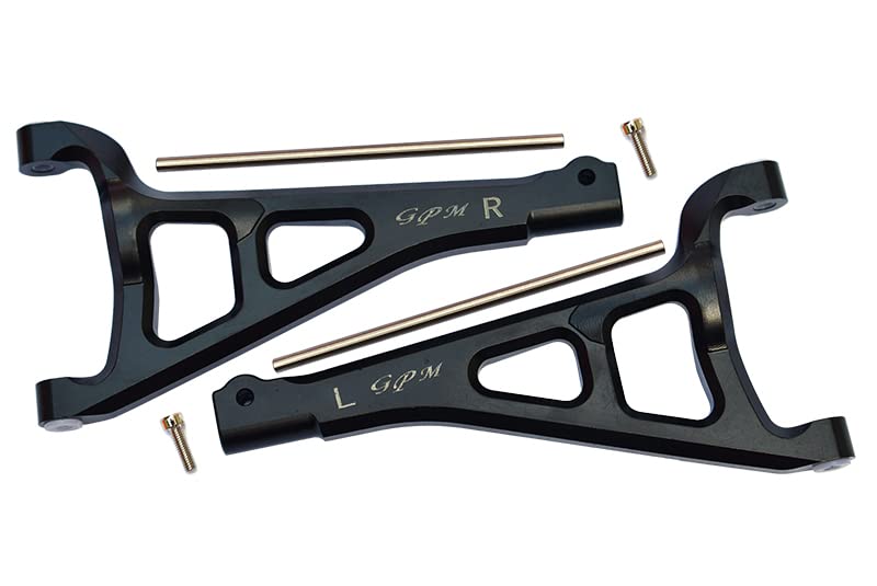 Bras de suspension avant Traxxas E-Revo 2.0 VXL GPM en aluminium noir