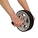 Sunny Health & Fitness Ab Roller Wheel for Abdominal Exercise Core Trainer Wheel Roller - NO. 003, Black