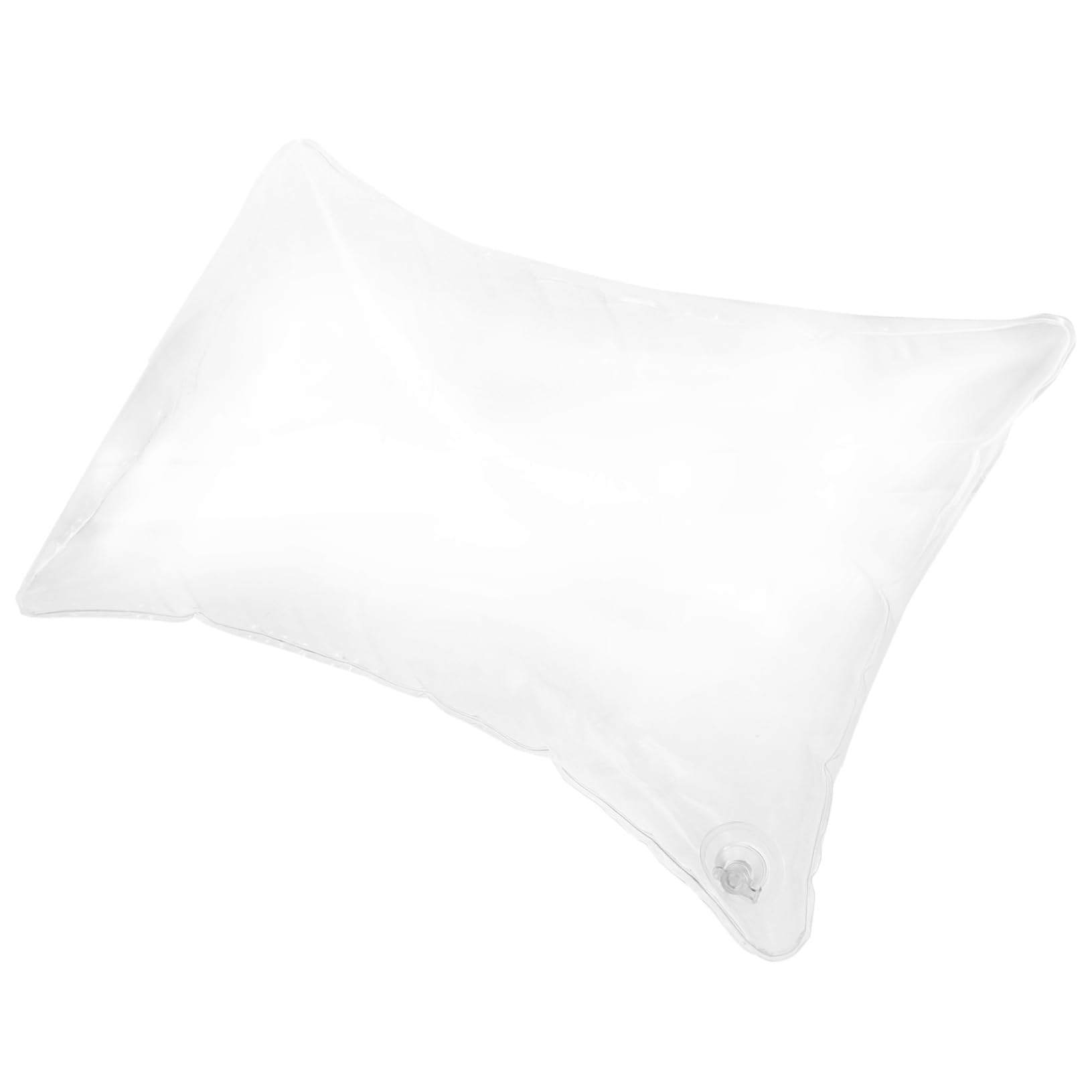 3piezas Cojín Inflable Transparente para Camping Almohada De Viaje Portátil y Relleno Suave y Confortable para Acampar y Uso Casa