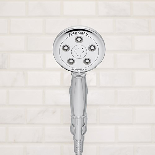 Speakman VS-3011 Chelsea Anystream Multi-Function Handheld Shower Head, Polished Chrome, 2.5 GPM - Image 2