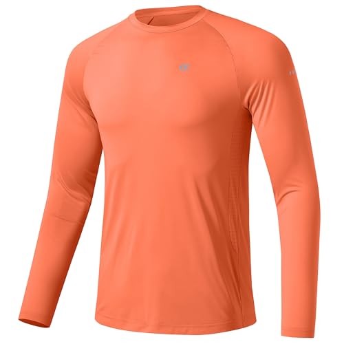Rashguard homme manches longues respirant et t-shirt anti-UV UPF 50+ de surf