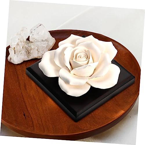 GANAZONO difusores aromáticos pasivos cerámicos flor blancos 2 uds miniatura 2